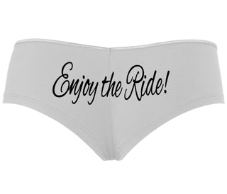 Enjoy The Ride - White Boyshort