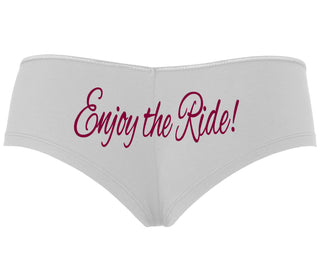 Enjoy The Ride - White Boyshort