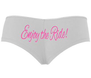 Enjoy The Ride - White Boyshort