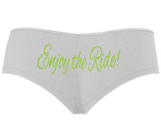 Enjoy The Ride - White Boyshort