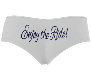 Enjoy The Ride - White Boyshort