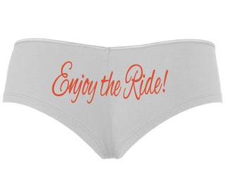 Enjoy The Ride - White Boyshort