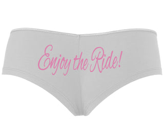 Enjoy The Ride - White Boyshort