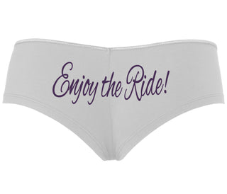 Enjoy The Ride - White Boyshort