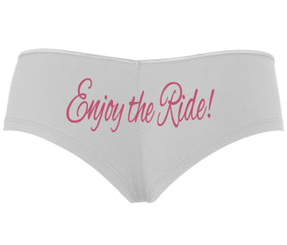 Enjoy The Ride - White Boyshort