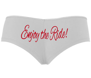 Enjoy The Ride - White Boyshort
