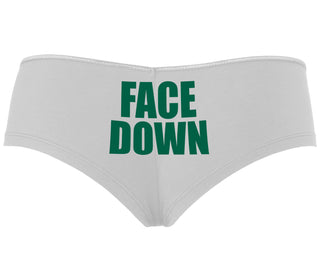 Face Down - White Boyshort