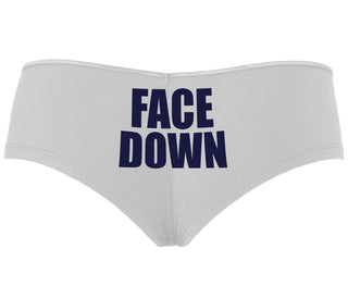 Face Down - White Boyshort