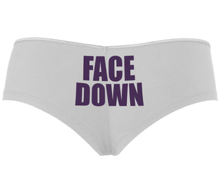 Face Down - White Boyshort