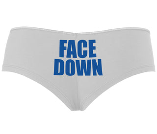 Face Down - White Boyshort