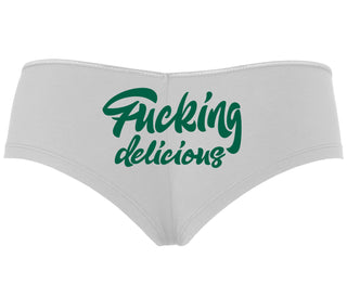 Fucking Delicious  - White Boyshort