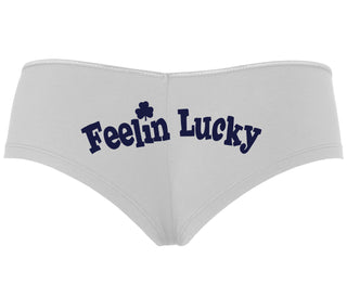 Feeling Lucky Shamrock - White Boyshort