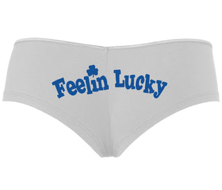 Feeling Lucky Shamrock - White Boyshort