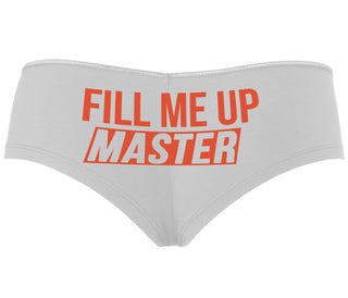 Fill Me Up Master - White Boyshort