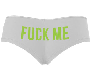 Fuck Me - White Boyshort