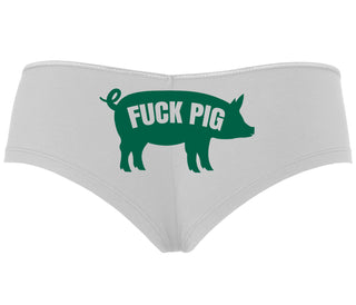 Fuck Pig - White Boyshort
