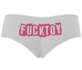 Fuck Toy - White Boyshort