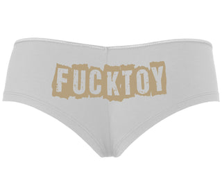 Fuck Toy - White Boyshort