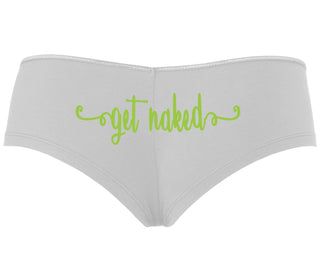 Get Naked - White Boyshort