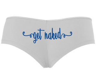 Get Naked - White Boyshort