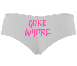 Gore Whore - White Boyshort