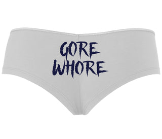 Gore Whore - White Boyshort