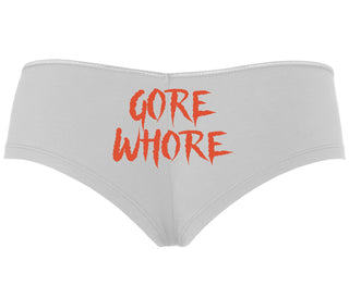 Gore Whore - White Boyshort