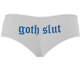 Goth Slut - White Boyshort