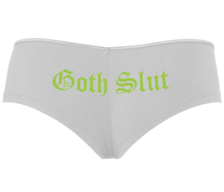 Goth Slut - White Boyshort