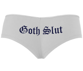 Goth Slut - White Boyshort
