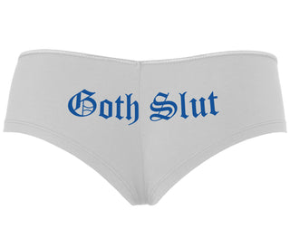 Goth Slut - White Boyshort
