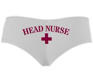 Head Nurse - White Boyshort