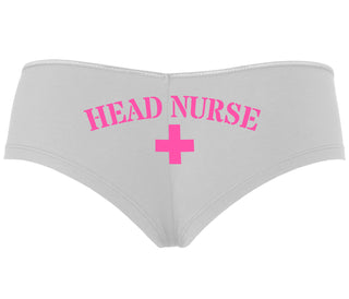 Head Nurse - White Boyshort