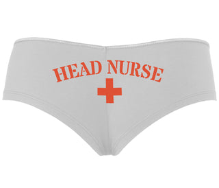 Head Nurse - White Boyshort