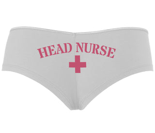 Head Nurse - White Boyshort