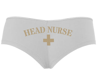 Head Nurse - White Boyshort