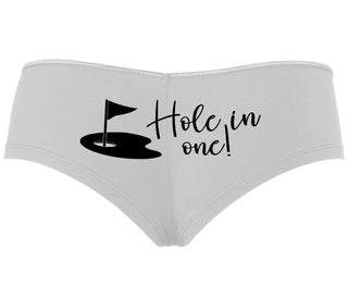 Hole In One - Funny Golf - White Boyshort