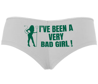 I've Been A Very Bad Girl - White Boyshort