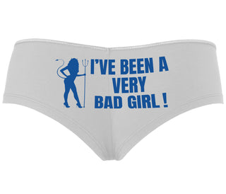 I've Been A Very Bad Girl - White Boyshort