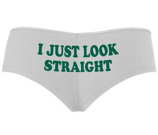 I Just Look Straight - White Boyshort