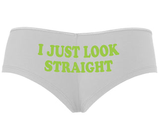 I Just Look Straight - White Boyshort