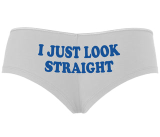 I Just Look Straight - White Boyshort