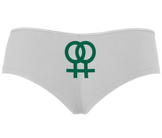 Lesbian Sign - White Boyshort