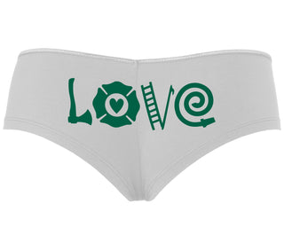 Love Fire Fighter - White Boyshort