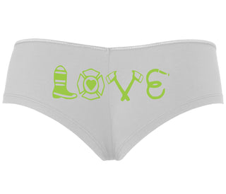 Love Fire Fighter - White Boyshort