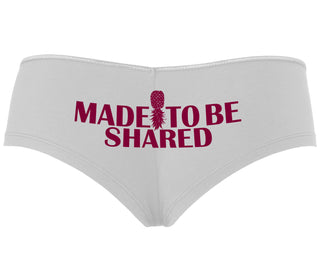 Made To Be Shared - White Boyshort