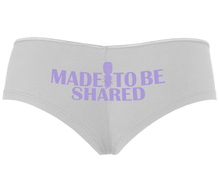 Made To Be Shared - White Boyshort