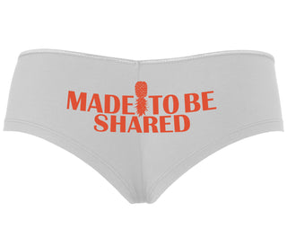 Made To Be Shared - White Boyshort
