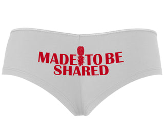 Made To Be Shared - White Boyshort