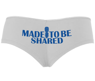 Made To Be Shared - White Boyshort